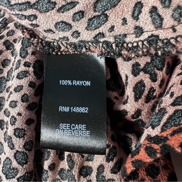 Torrid Tie-Front Midi Kimono Cheetah Print (Size 2) - Picture 6 of 7
